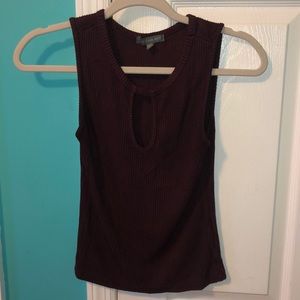 Maroon tank top